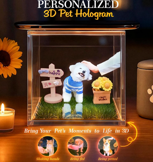 3D Pet Holographic Digital Memorial House